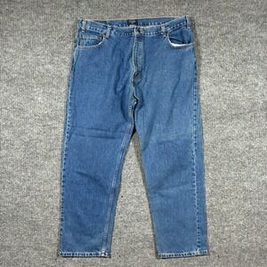 Dockers Mens Straight Leg Jeans Size 40x30 Blue Denim 100% Cotton High Rise
